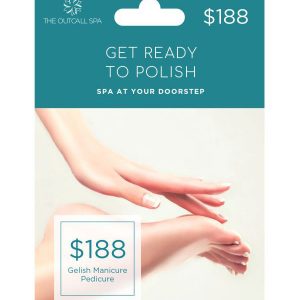 Gelish Manicure Pedicure Gift Card - $188