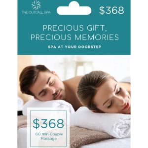 60 min Couple Massage Gift Card - $368