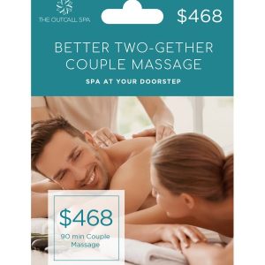 90 min Couple Massage Gift Card - $468