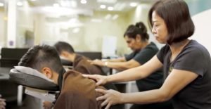 Corporate event massage