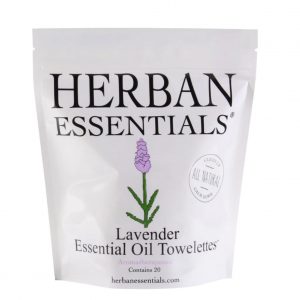 Lavender Oil towelettes by Herban Essential