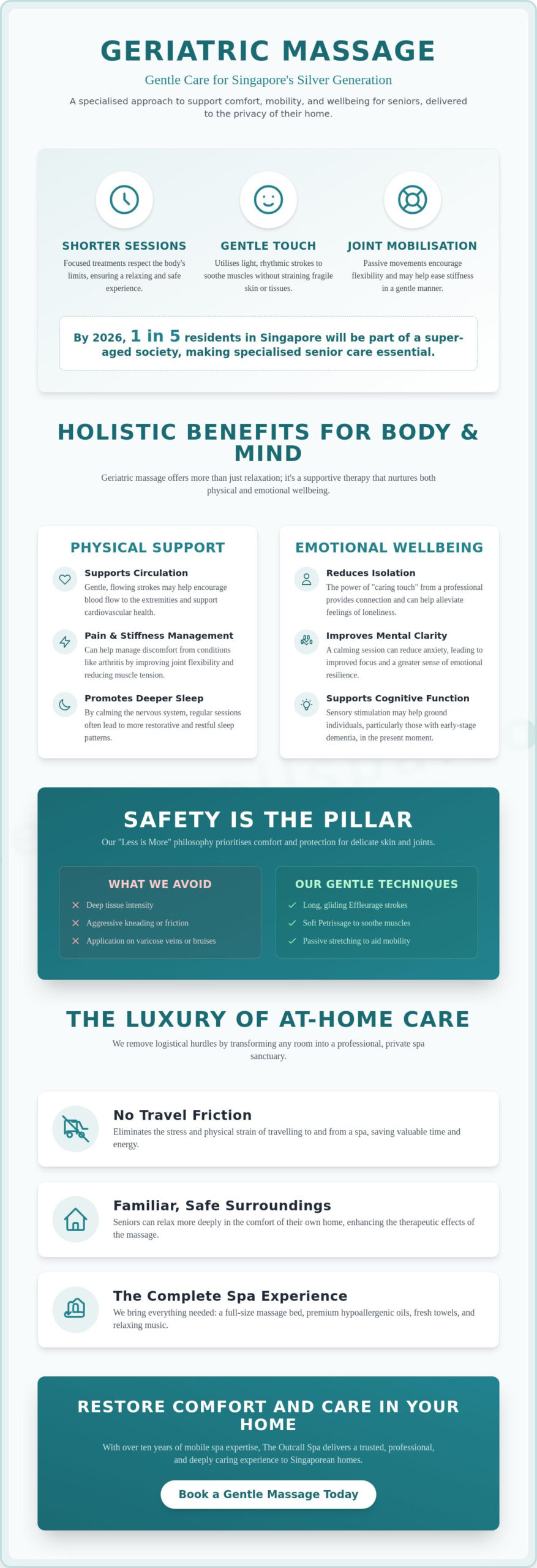 Massage for Seniors in Singapore: Full Guide