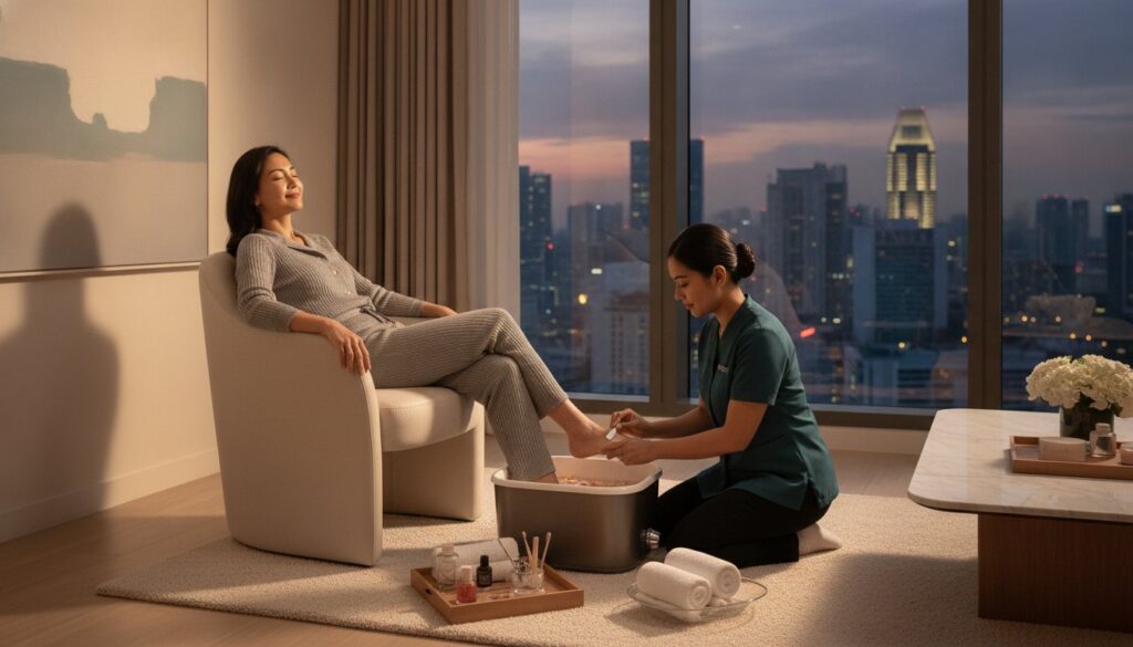 At Home Pedicure Service Singapore: The 2026 Luxury Guide